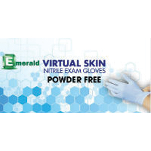 Nitrile Virtual Skin Exam Gloves-Emerald